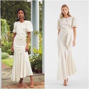 SACHIN + BABI Camila Flared Hem Midi Dress In Ivy